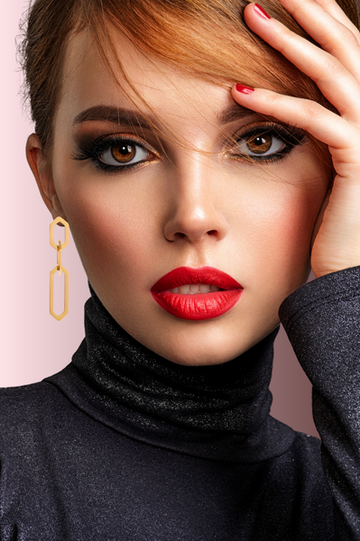 French Connection Earrings Gold Inspo Jewellery