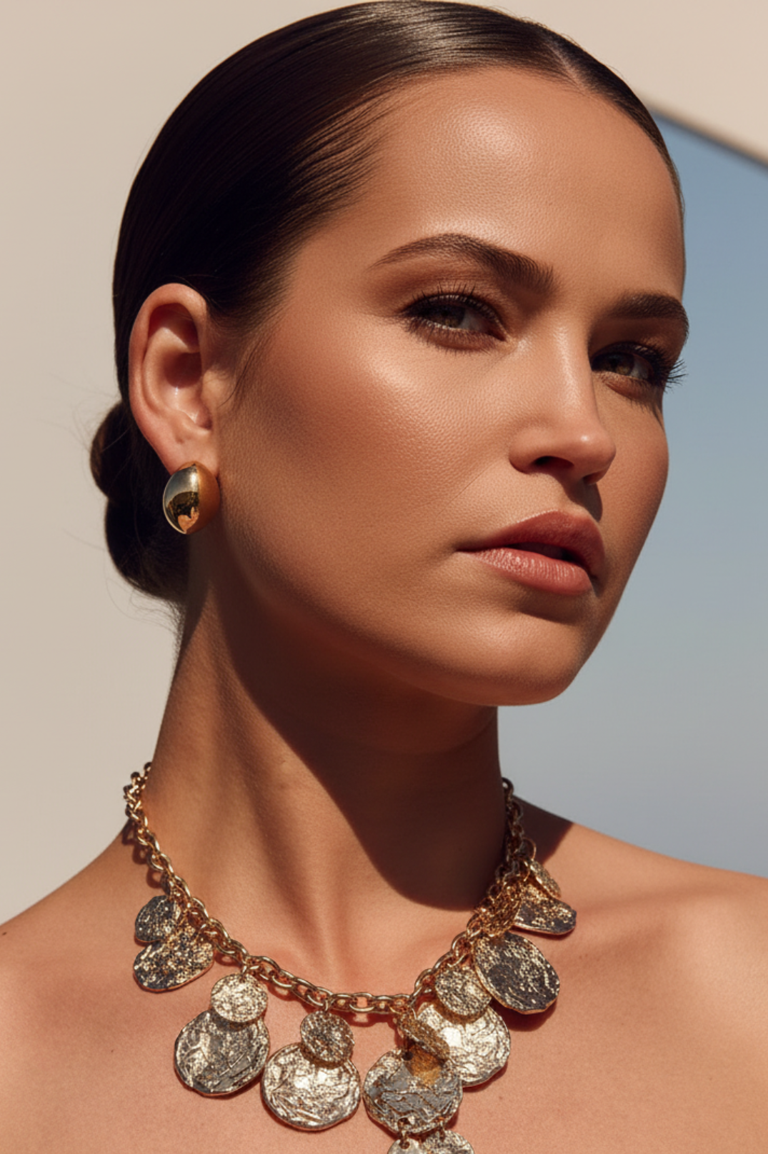 St Tropez Statement Necklace | 18K Gold Plated