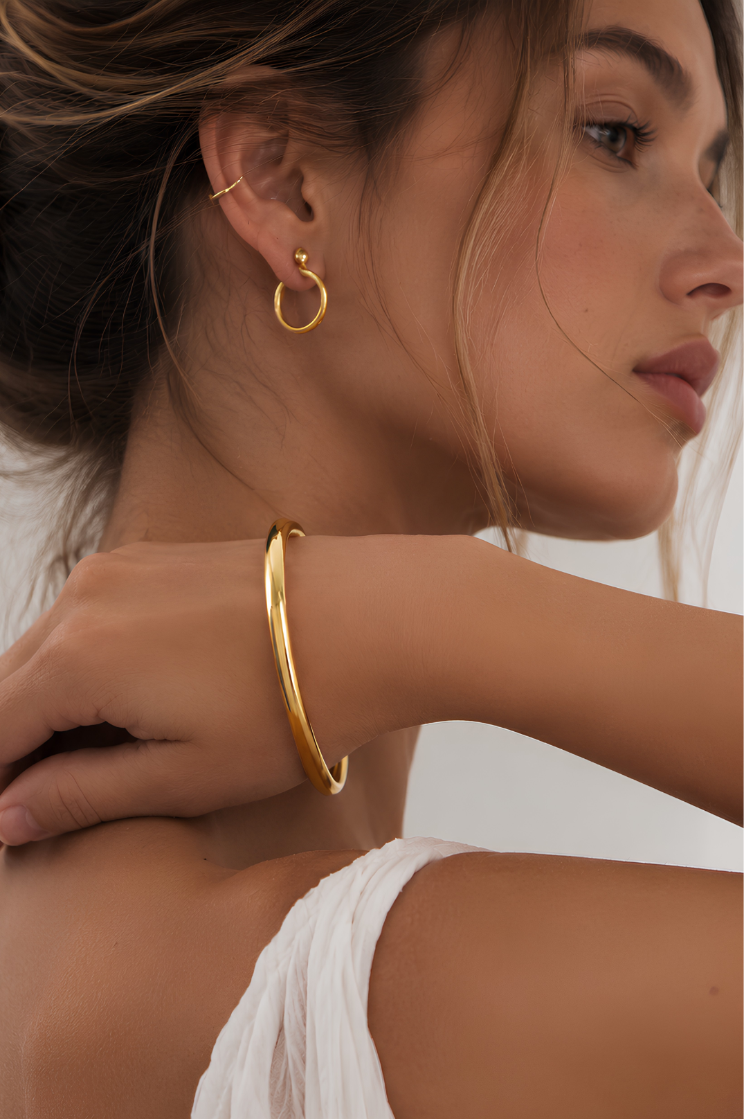 Margot Bangle | 18K Gold Plated