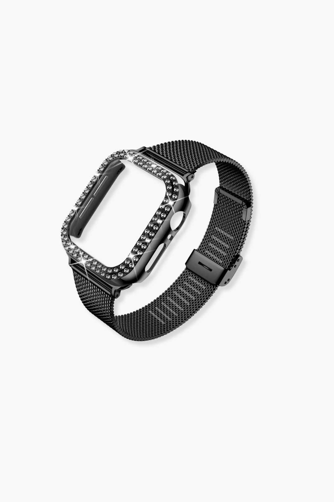 Milanese Watch Band + Diamond Case For Apple | 5 Colours