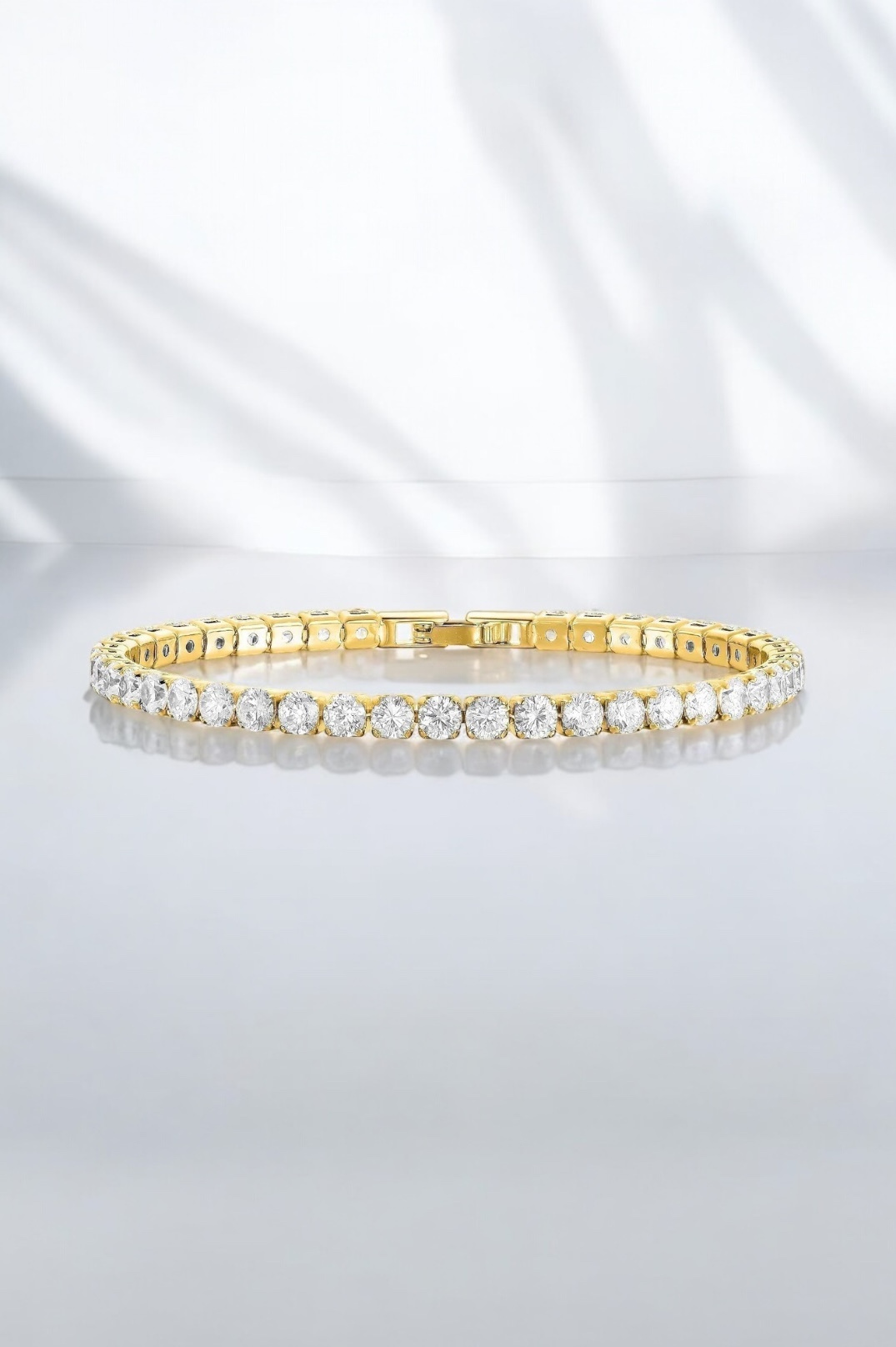 Violetta Crystal Bracelet | 18K Gold Plated