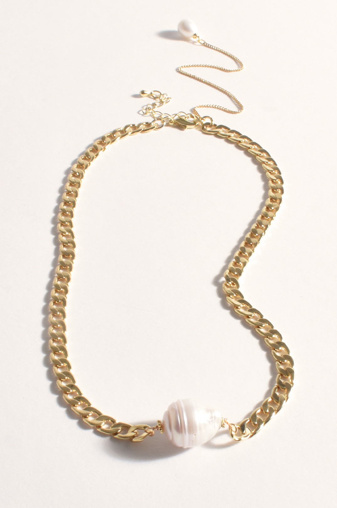 NEW - Kaia Pearl Necklace | 18K Gold Plated