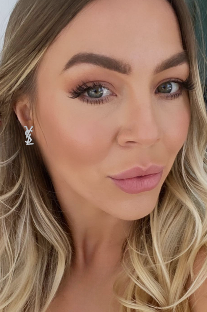 Saint Earrings 2cm | Silver 18K Plated