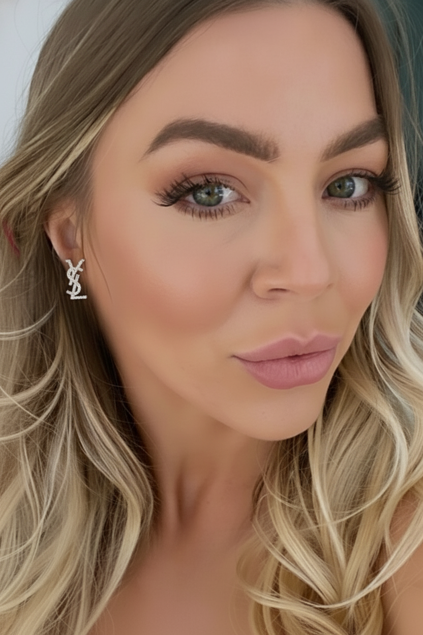 Saint Earrings 2cm | Silver 18K Plated