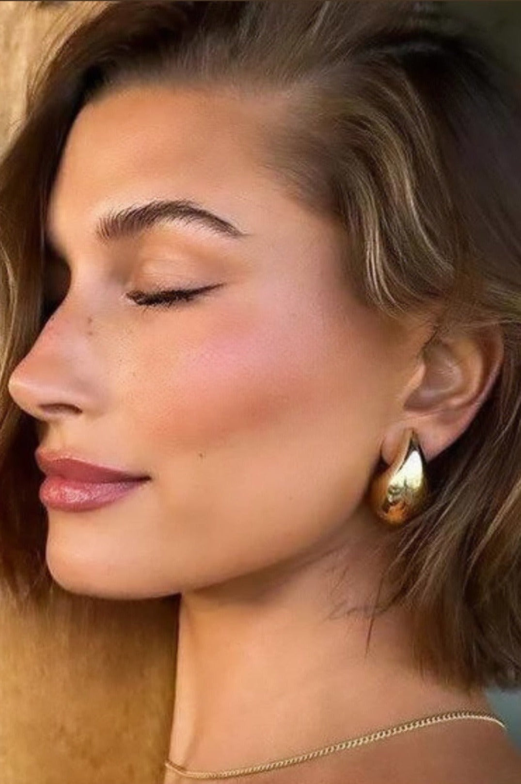 Vintage Teardrop Earrings | 18K Gold & Silver Plated