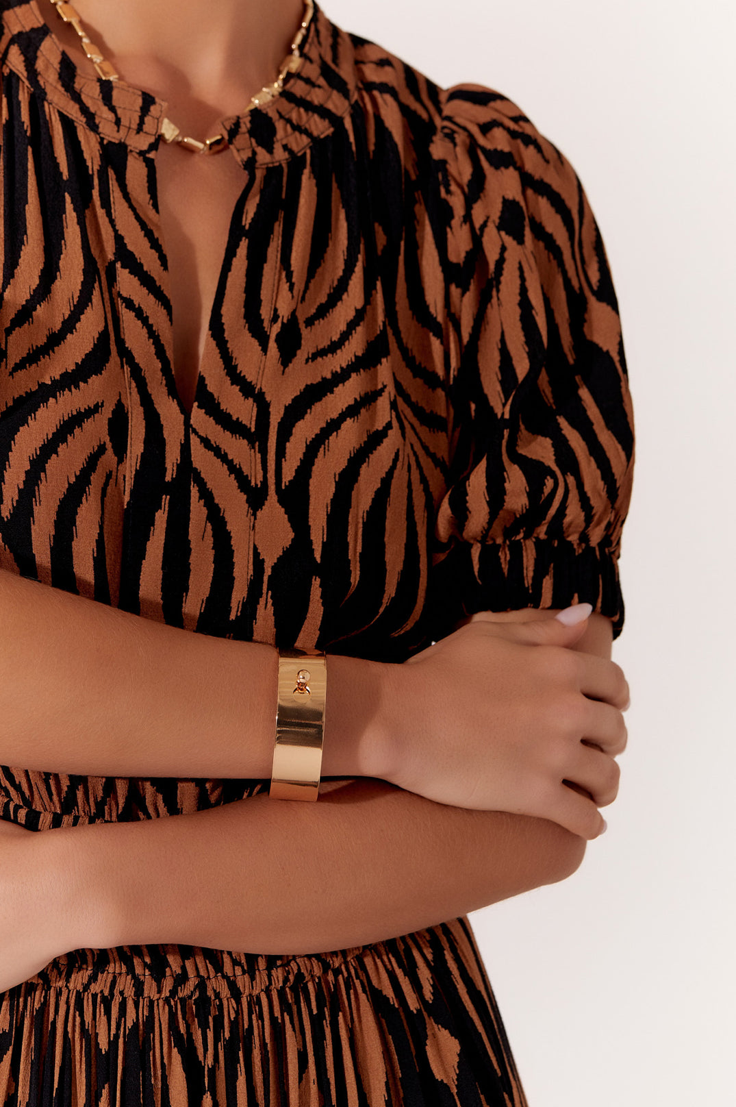 Cleo Belt Bangle | Gold