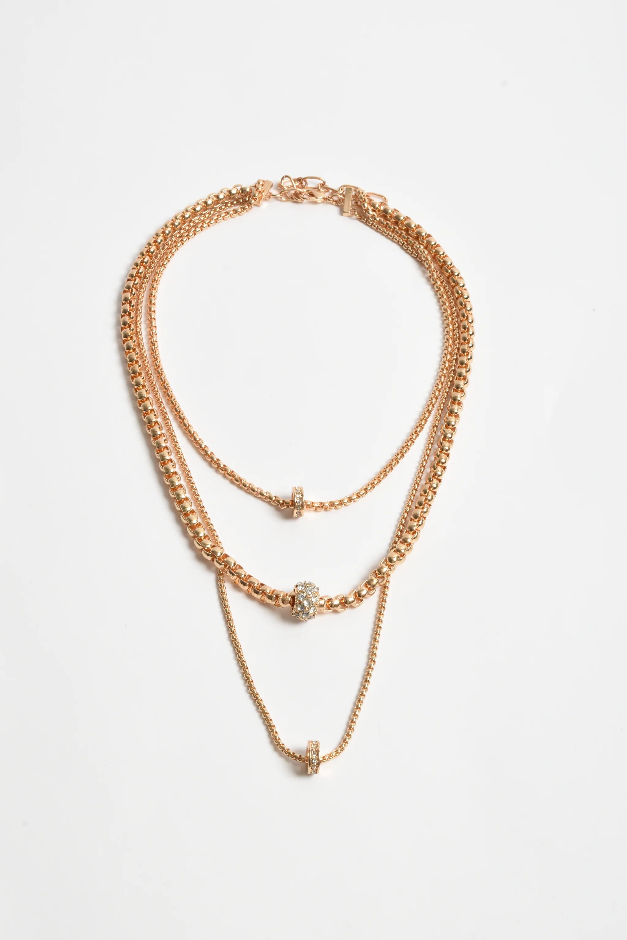 Alexia Layered Necklace | 18K Gold Plated