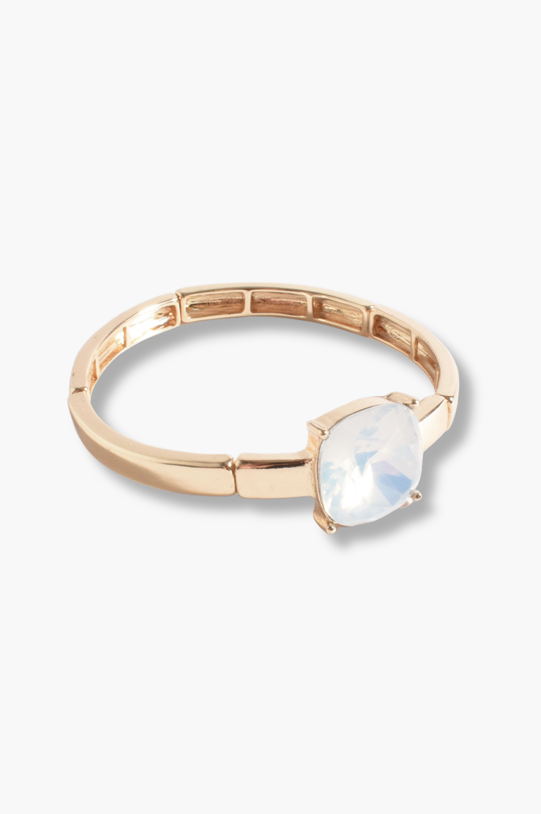 Amir Pearl Diamante Bracelet | Gold