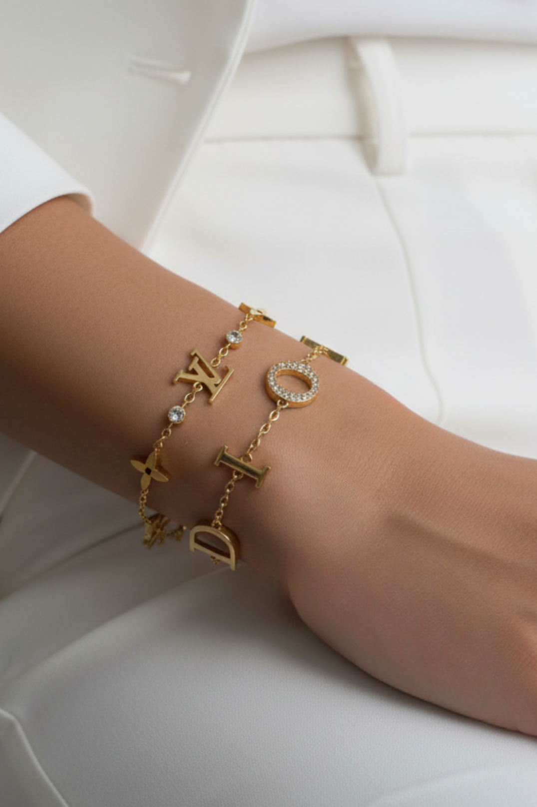 NEW - Diaz Marseilles Bracelet Stack | 18K Gold Plated