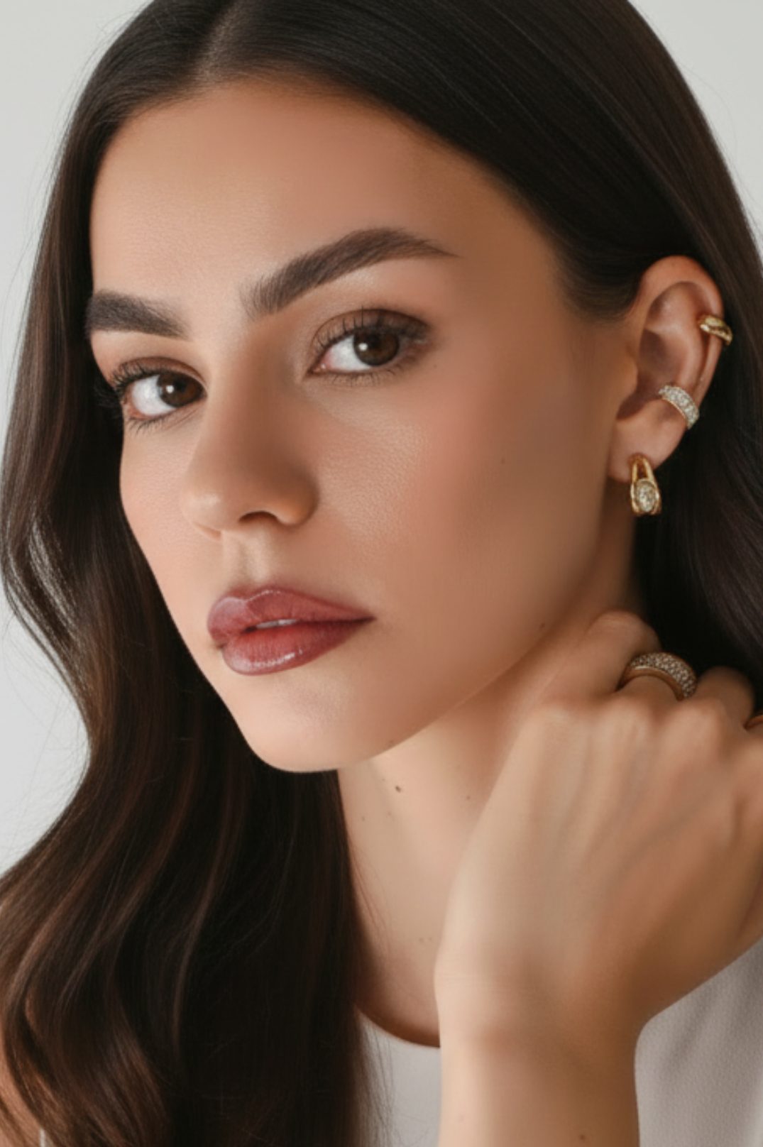Portman Ear Cuff Set 3 | 18K Gold Plated