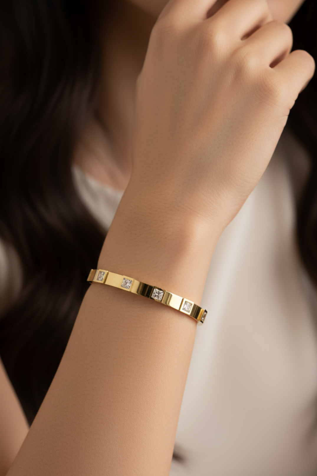 Kingston Bangle | 18K Gold Plated