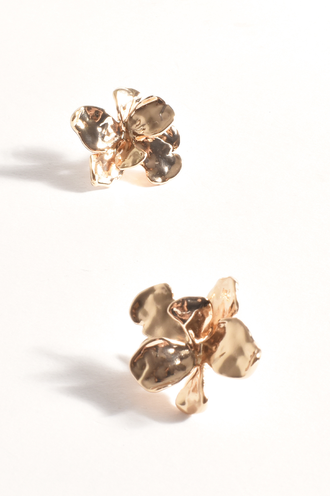 Wild Lotus Earrings | Gold