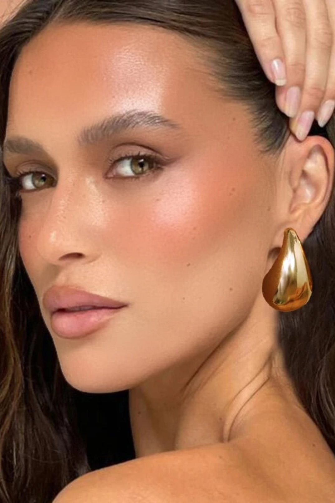 Vintage Teardrop Earrings | 18K Gold & Silver Plated