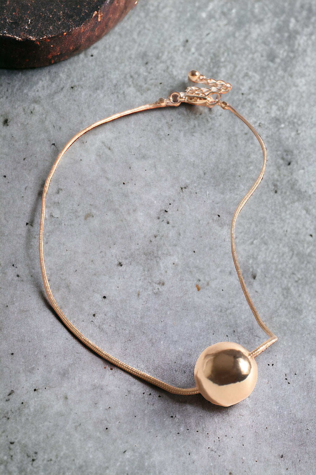 Classic Ball Snake Necklace | 18K Gold Plated