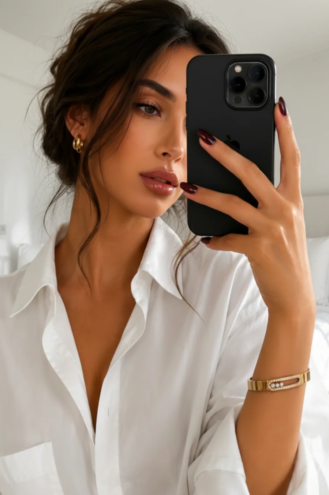 NEW - Selene Floating Bangle | 18K Gold Plated