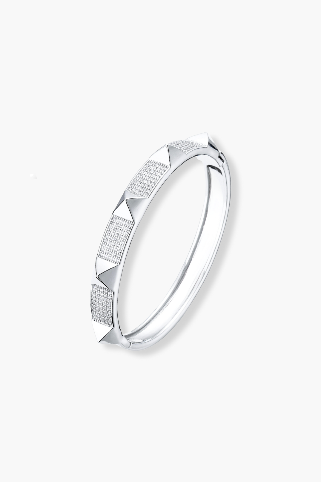 NEW - Simona Silver Bangle | 18K Plated