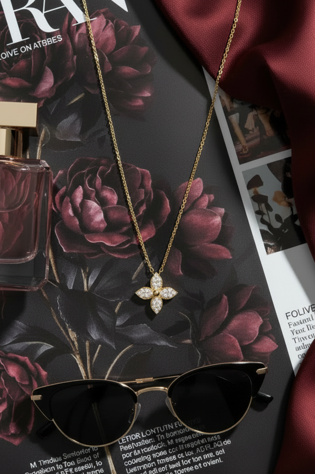 NEW - Marseilles Pave Necklace | 18K Gold Plated