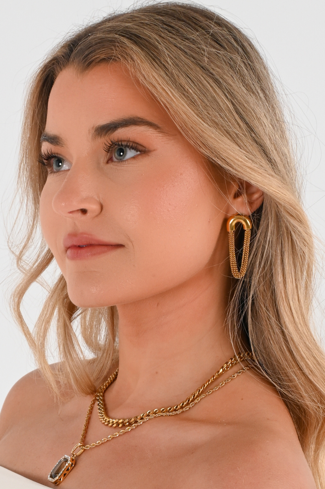 NEW - Vervelle Chain Earrings | 18k Gold Plated
