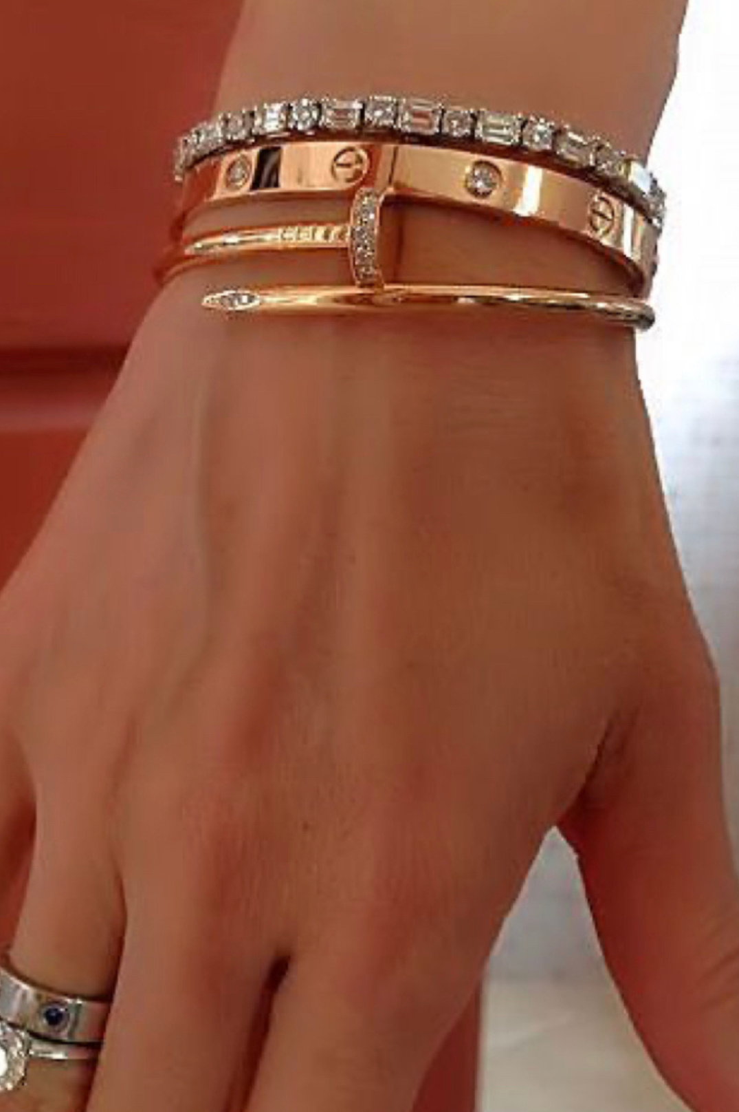 London Hinged Bangle 2.0 | 18K Rose Gold Plated