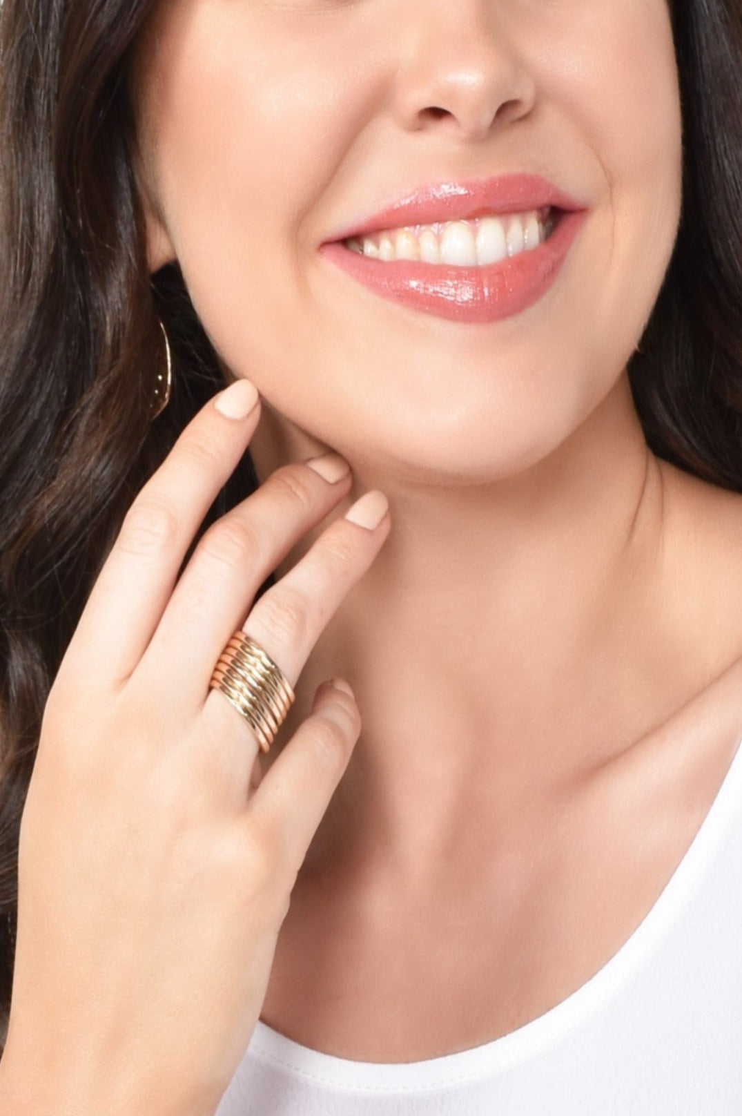 7 Stacking Rings| Gold