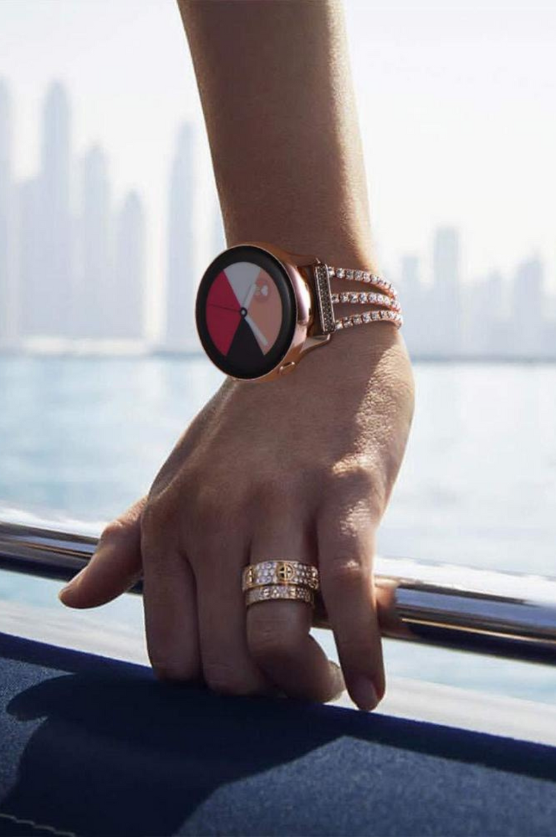 Tennis Bracelet Watch Band For Samsung 3 Colours