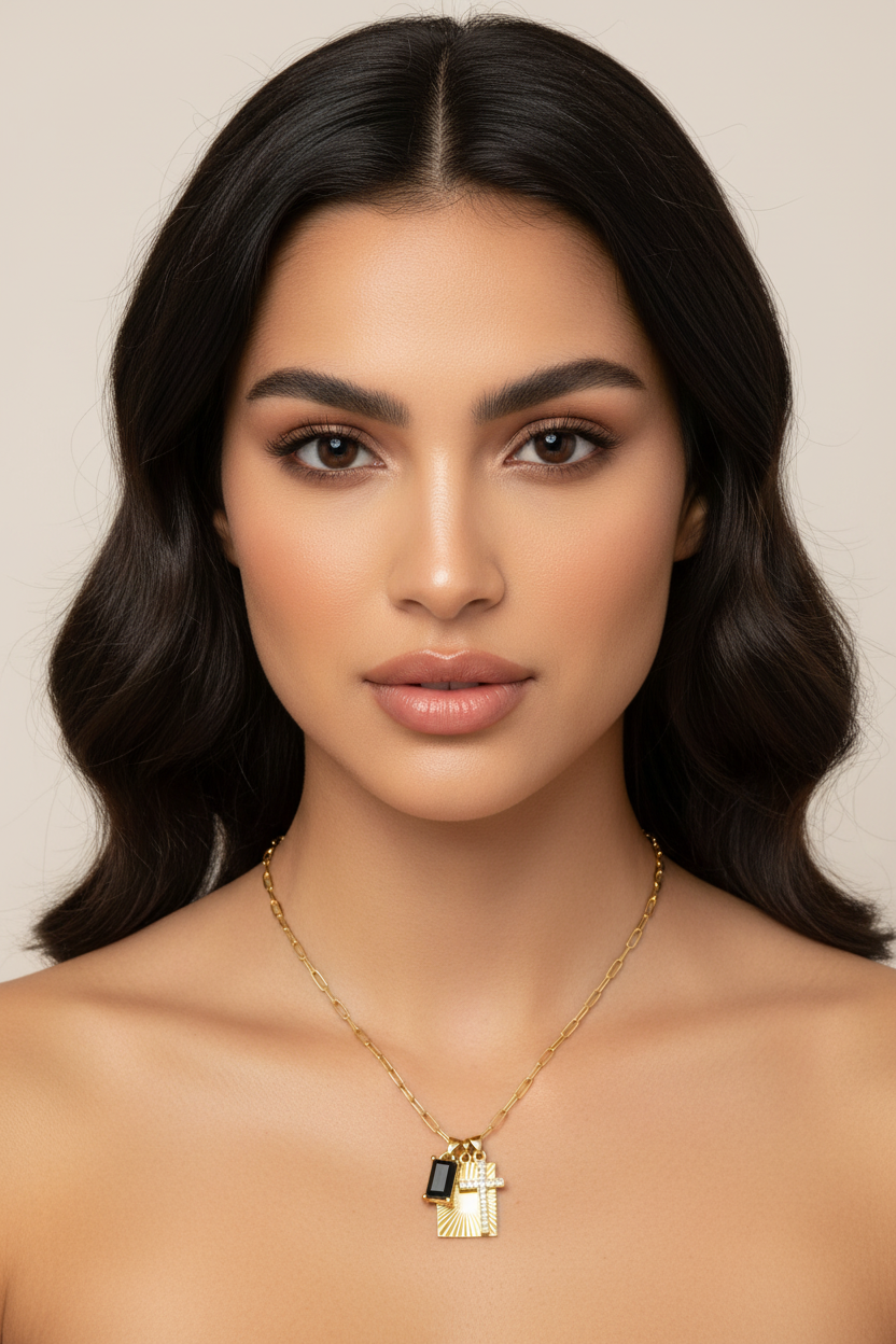 NEW - Azura 3 Charms Necklace