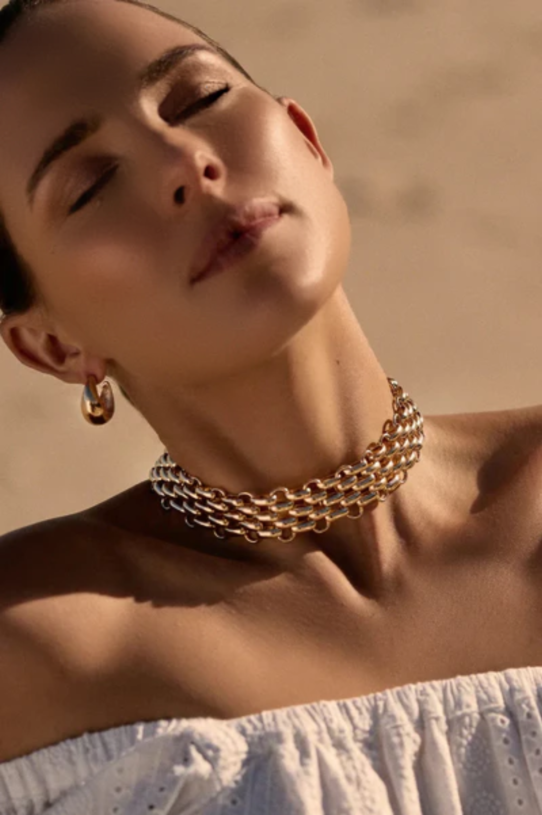 Ibiza Collar Necklace | Gold