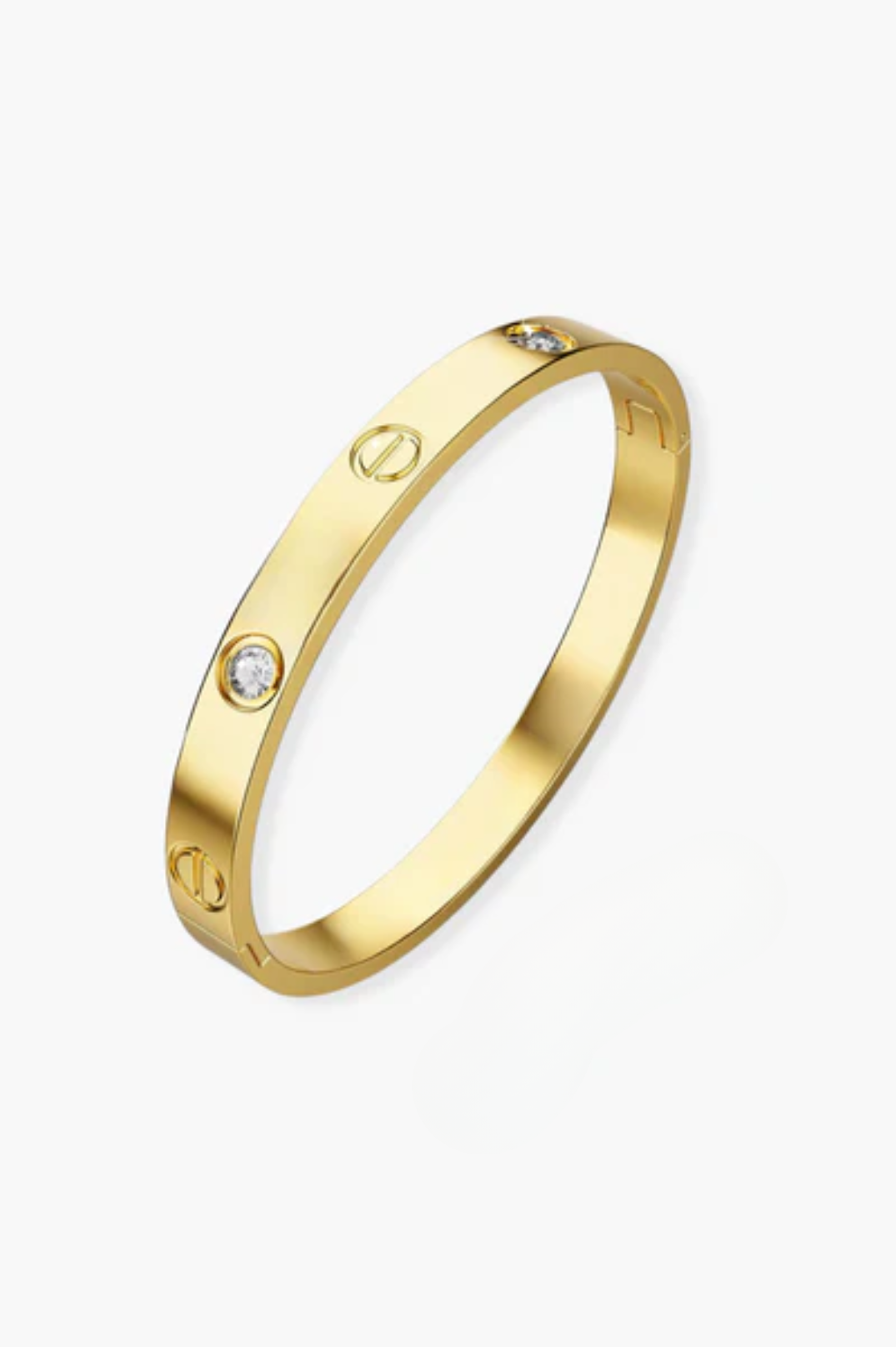 NEW - London 2.0 Hinged Bangle | Gold