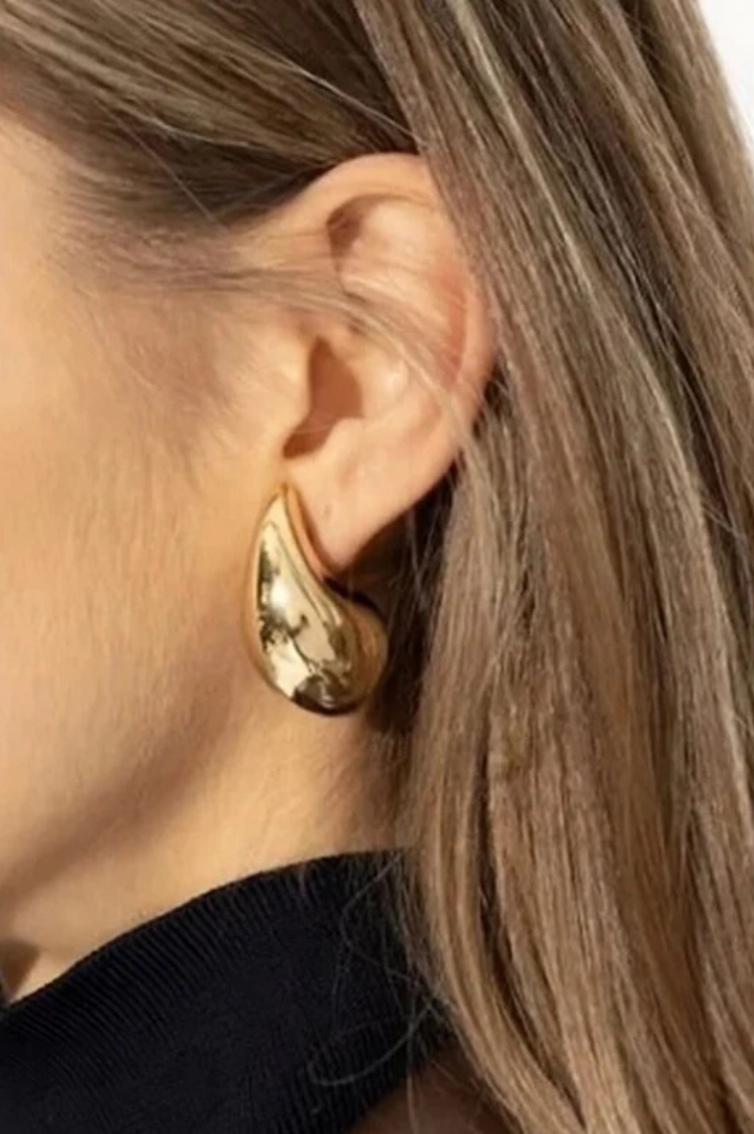 Vintage Teardrop Earrings | 18kt Gold & Silver Plated