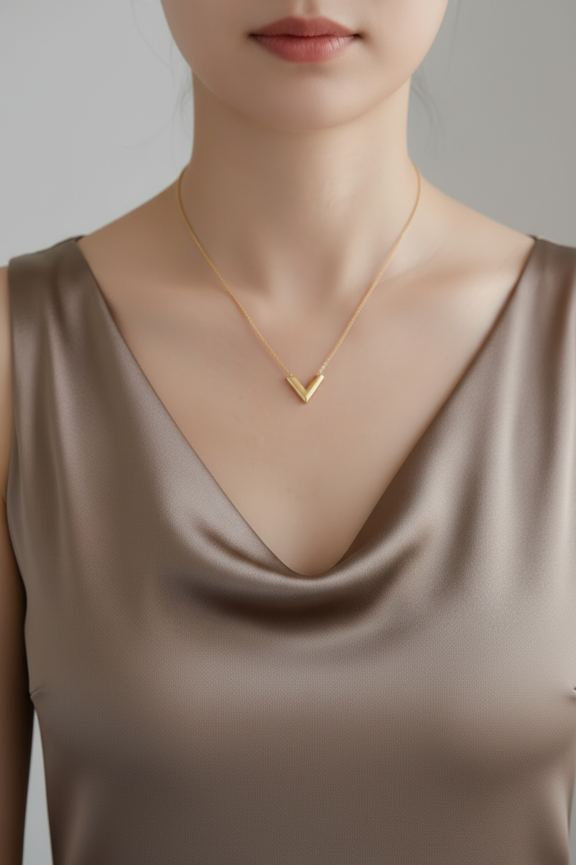 Valeria Necklace | 18K Gold Plated