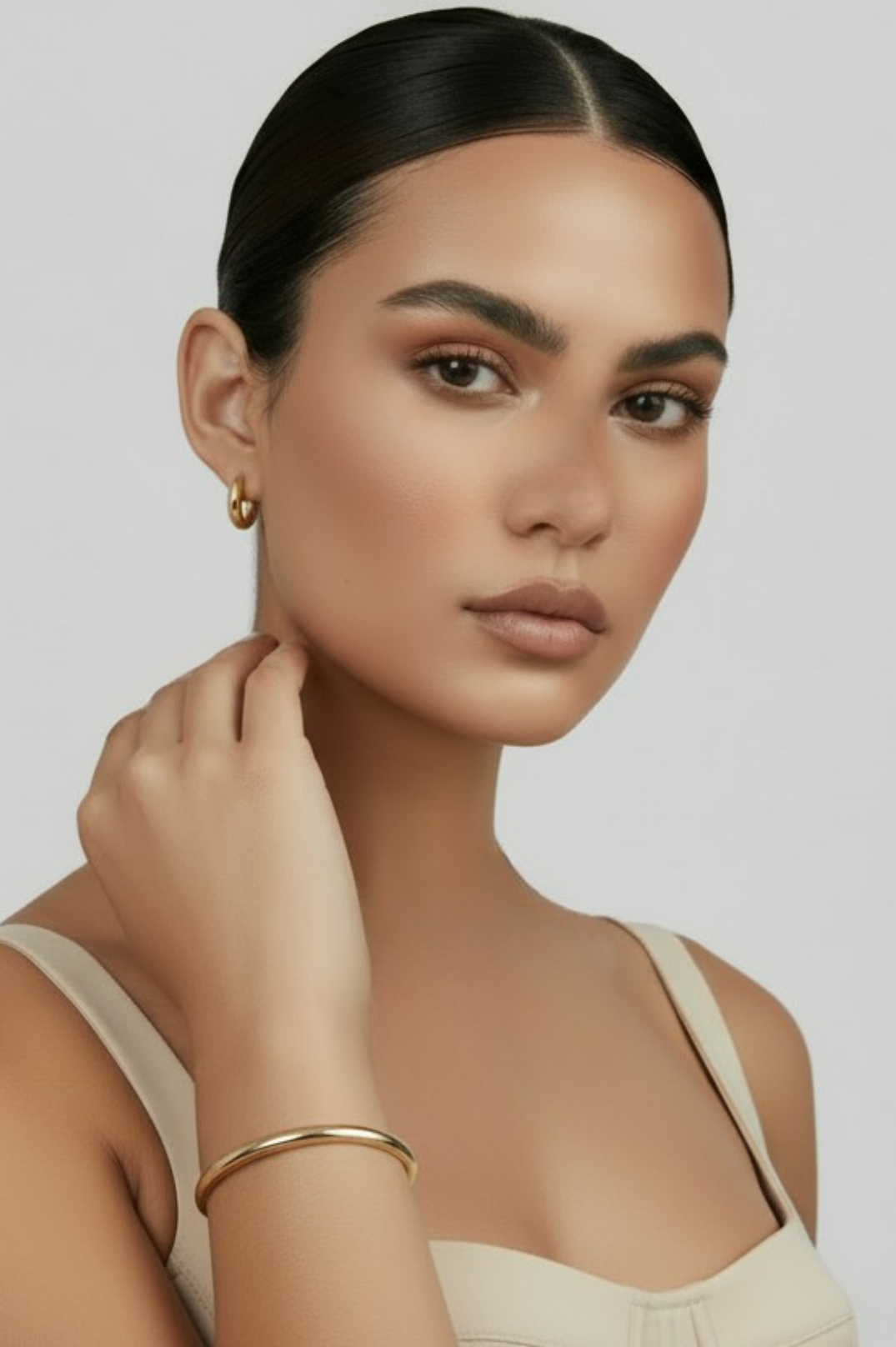 NEW - Margot 2.0 Bangle & Earrings Set | 18K Gold Plated