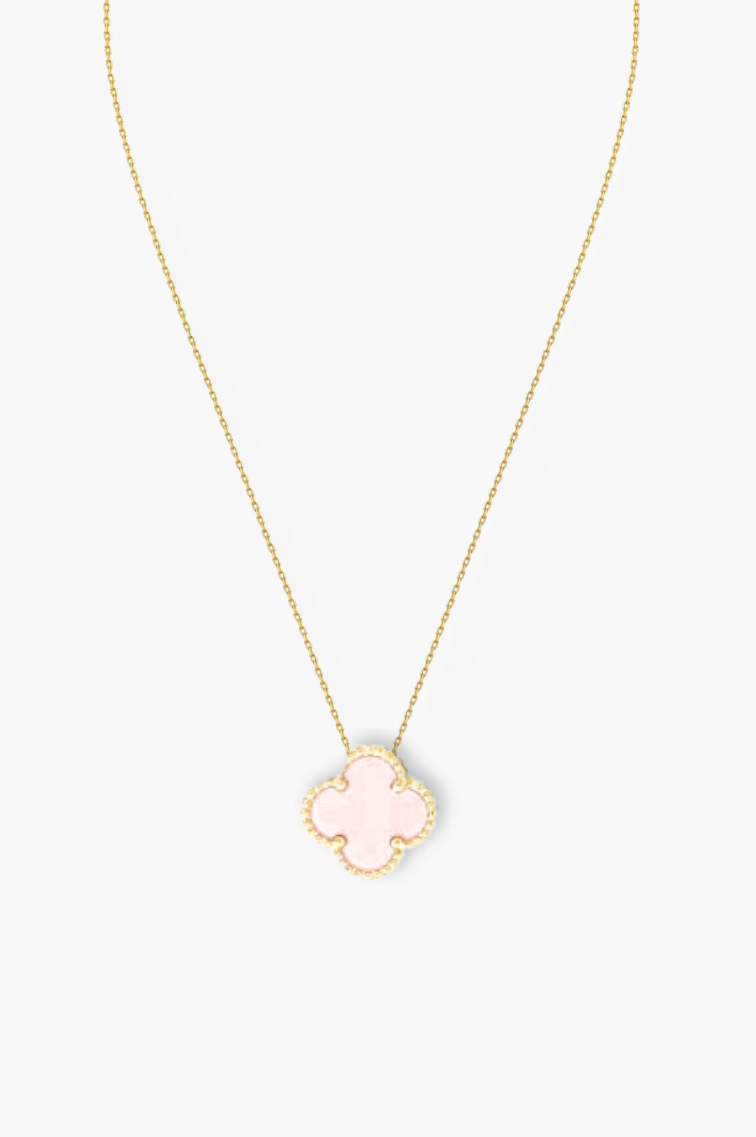 New-Alexis Pink Pearl Necklace | Gold