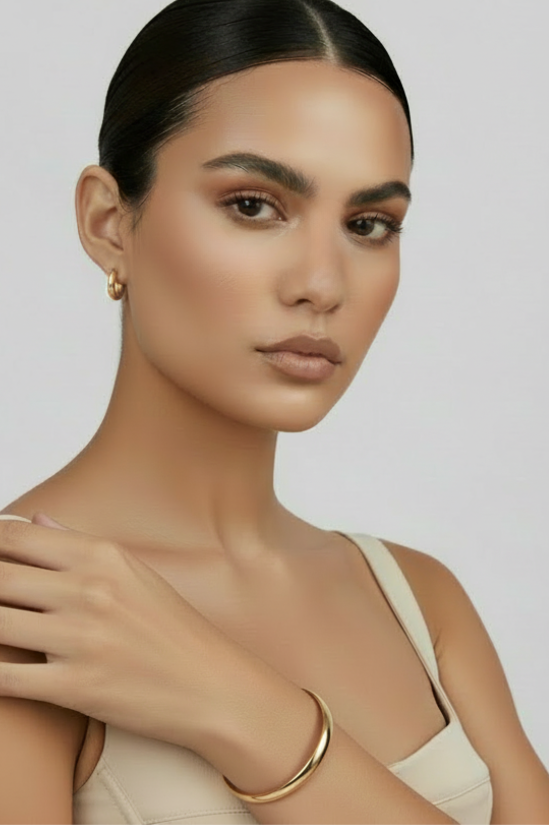 NEW - Margot 2.0 Bangle & Earrings Set | 18K Gold Plated