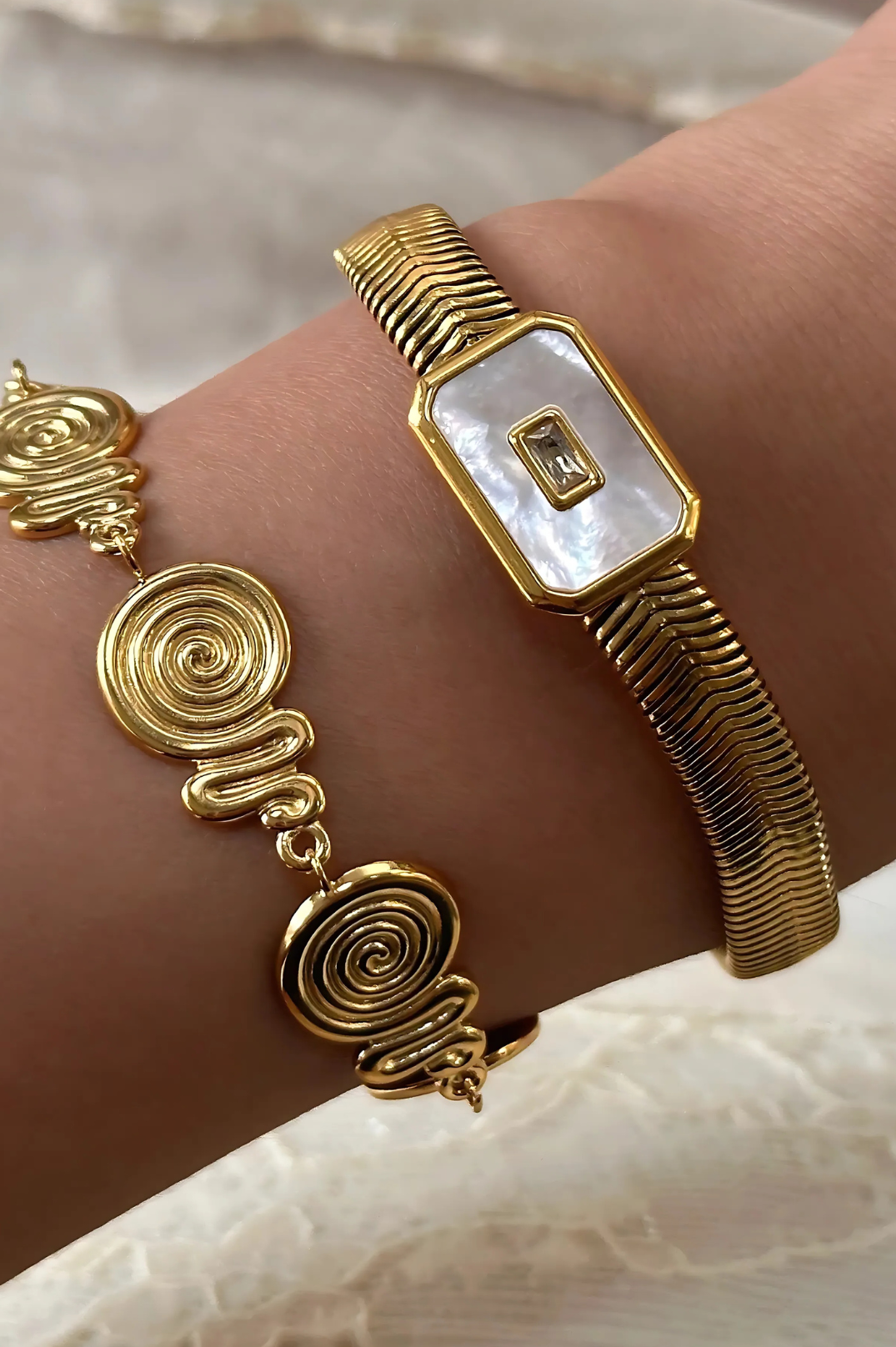 NEW - Donatella Bracelet | White