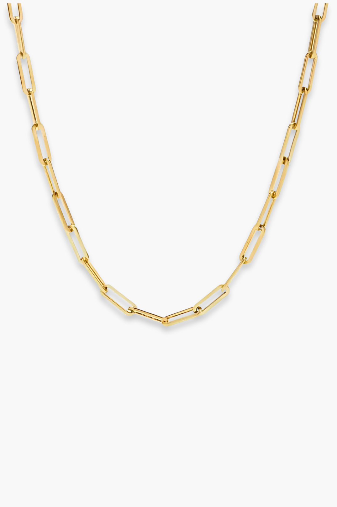 NEW - Cross Paper Clip Necklace Stack | 18K Gold Plated