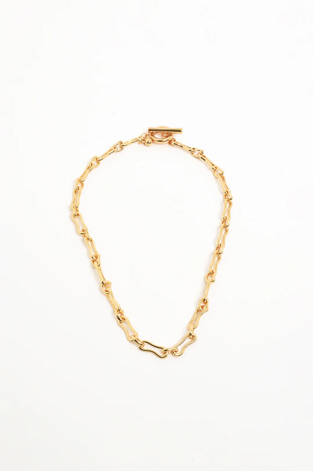 Vintage Toggle Hardware Necklace & Earrings | 18K Gold Plated