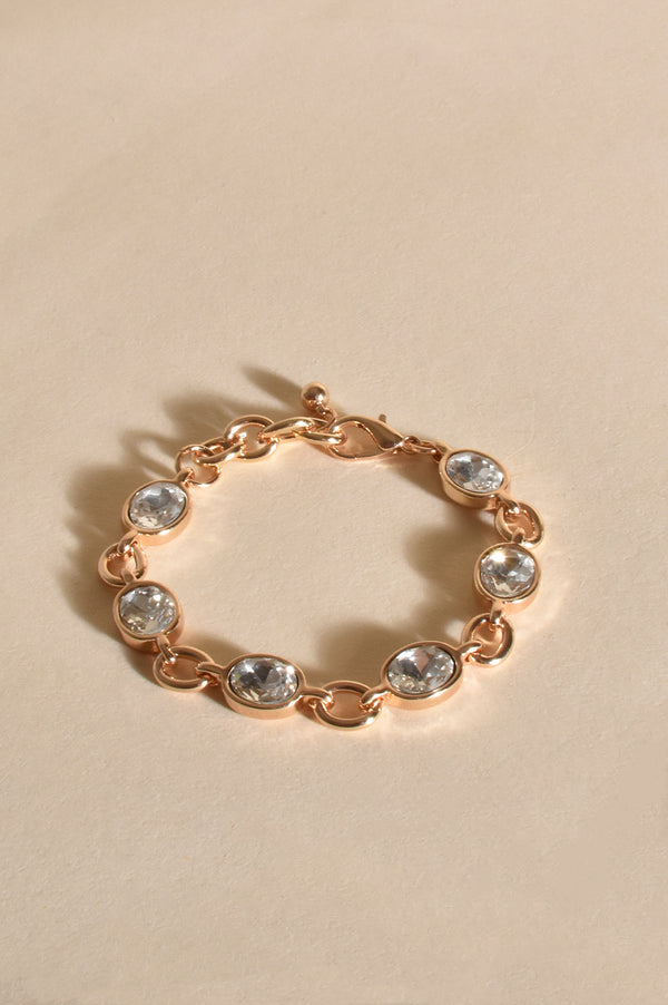 The Muse Crystal Bracelet | Gold