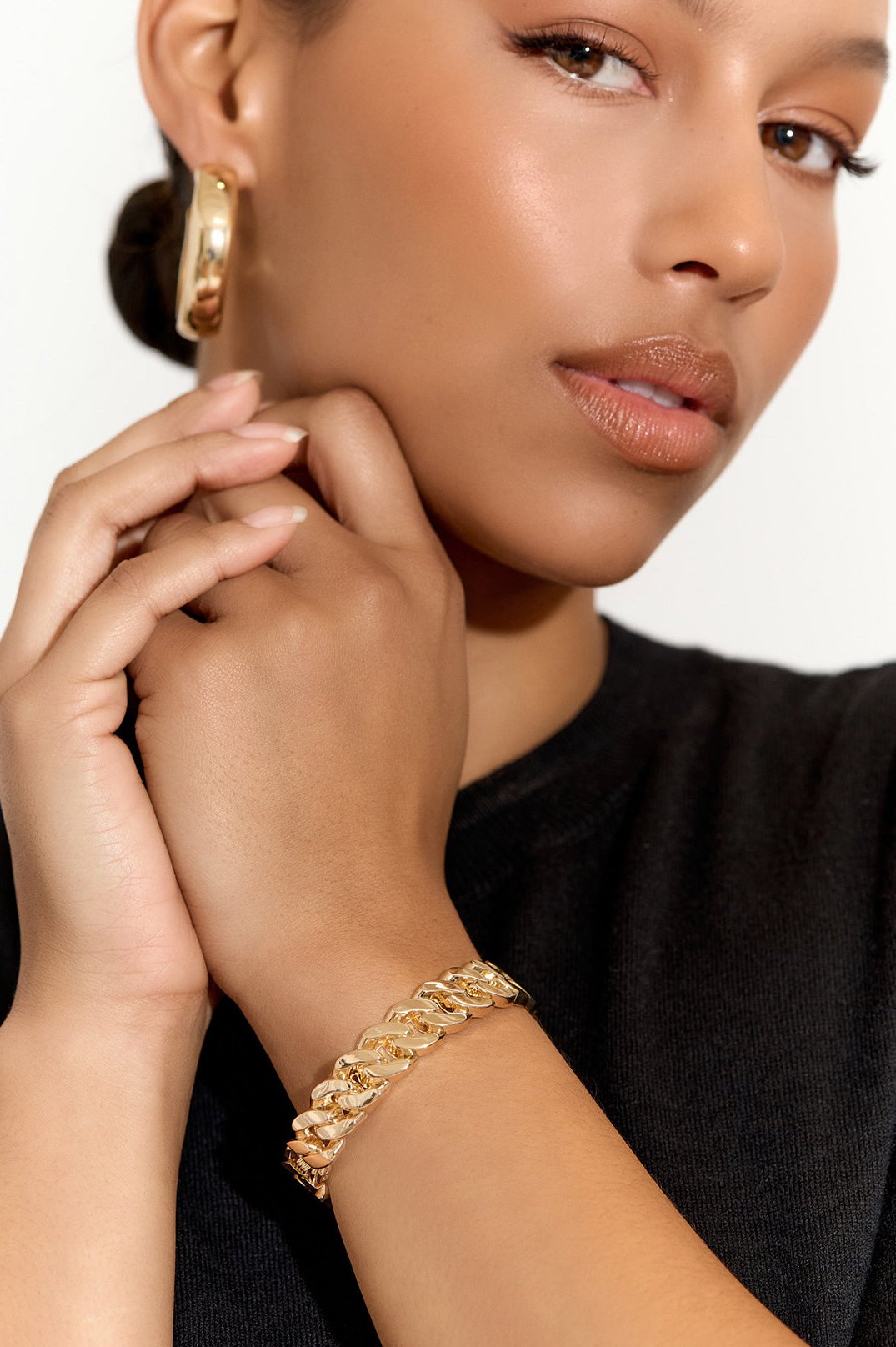 Chained Bangle | Gold