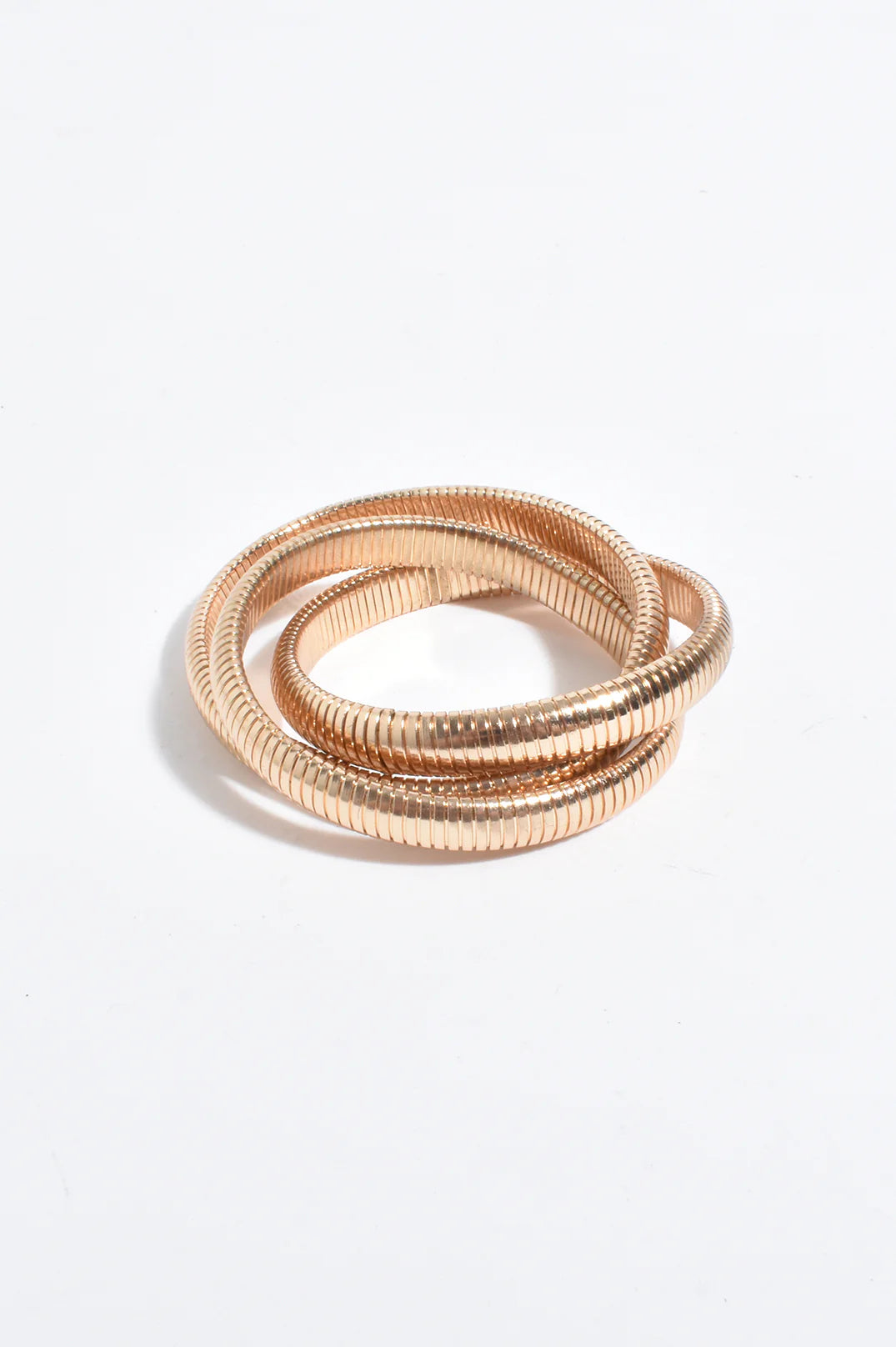 Dakota Twist Bangle | 18K Gold Plating