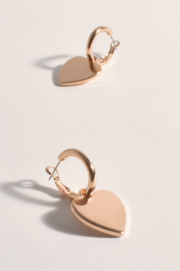 Milan Double Love Earrings | Gold