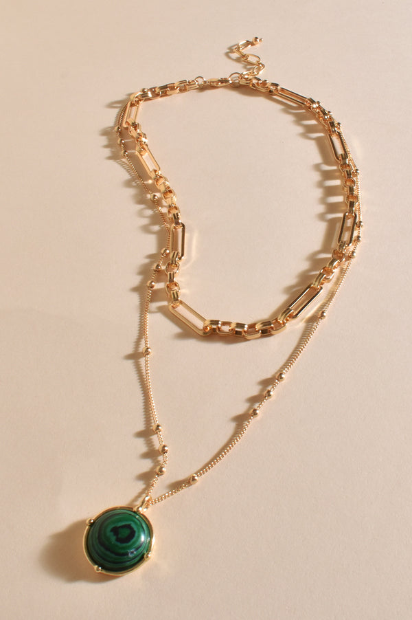 Verde Layered Necklace | Gold