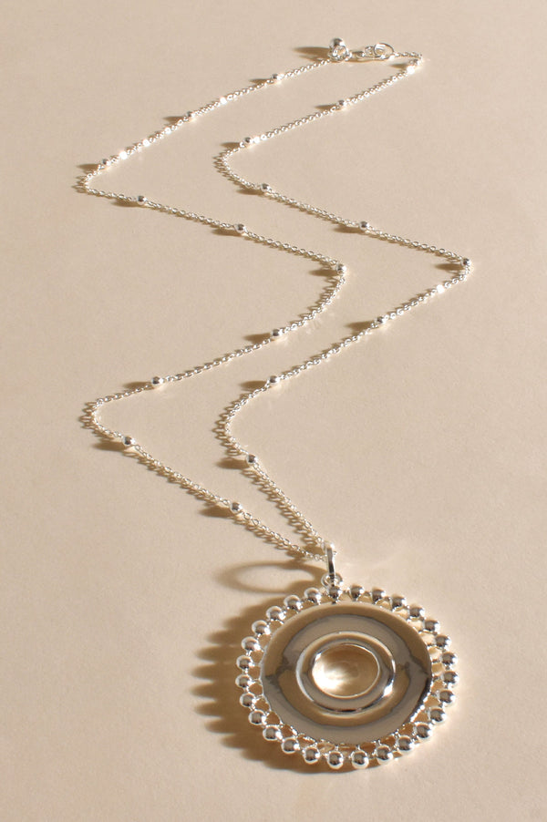 Kayla Longline Necklace | Silver