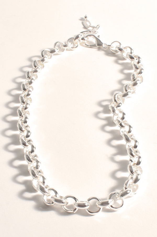 Milan Classic Belcher Necklace | Silver