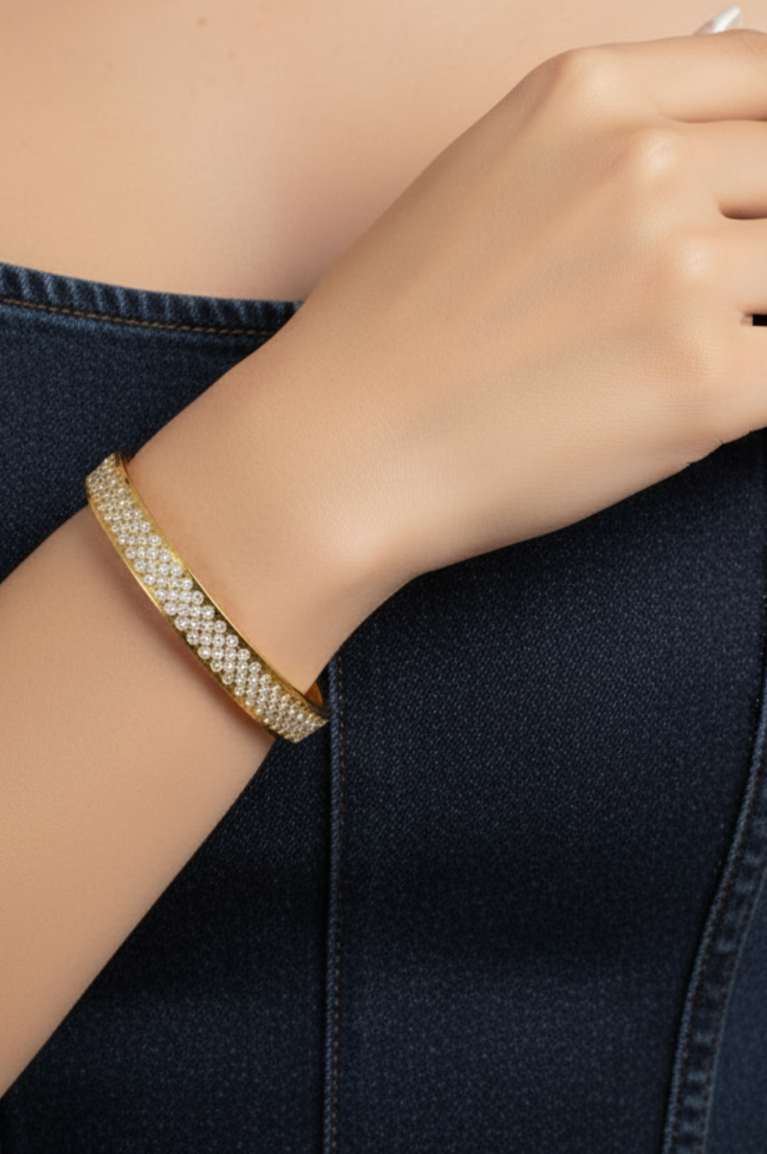 Alexia Bangle | 18K Gold Plated