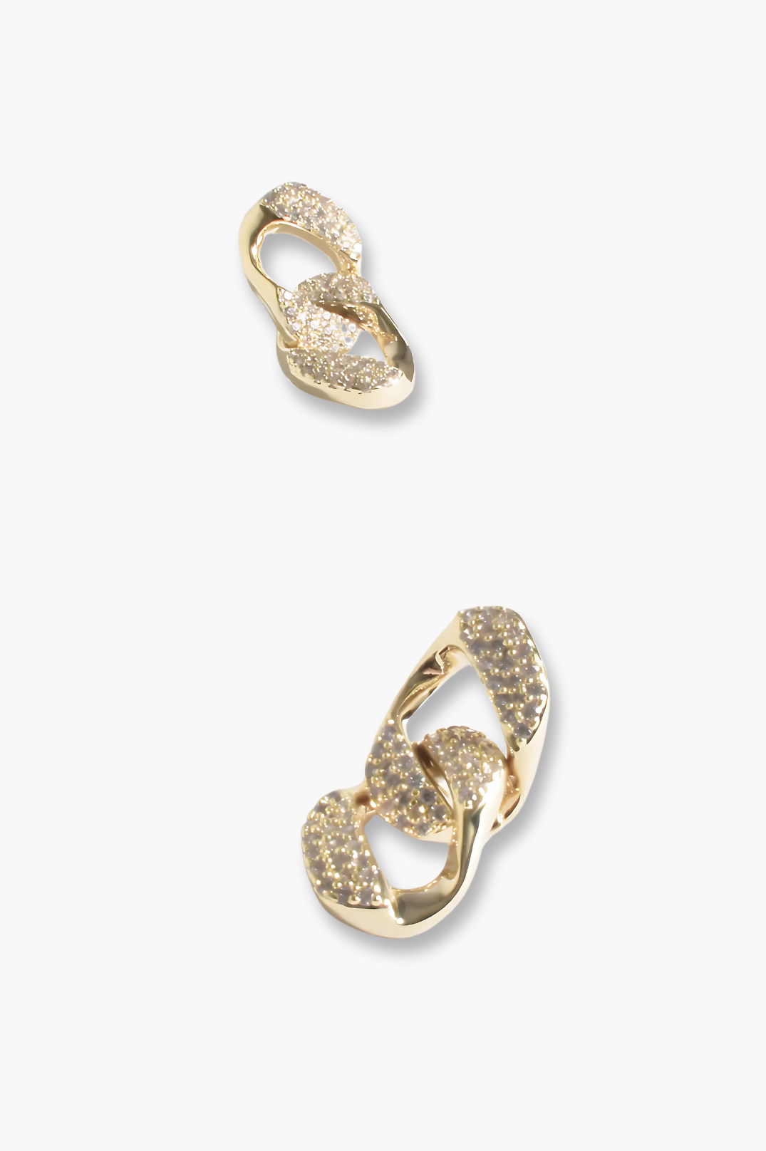 City Link Pave Earrings | 18K Gold Plated
