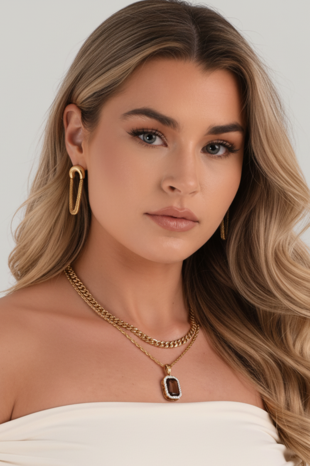 Cameron  Necklace Stack | 18K Gold Plated