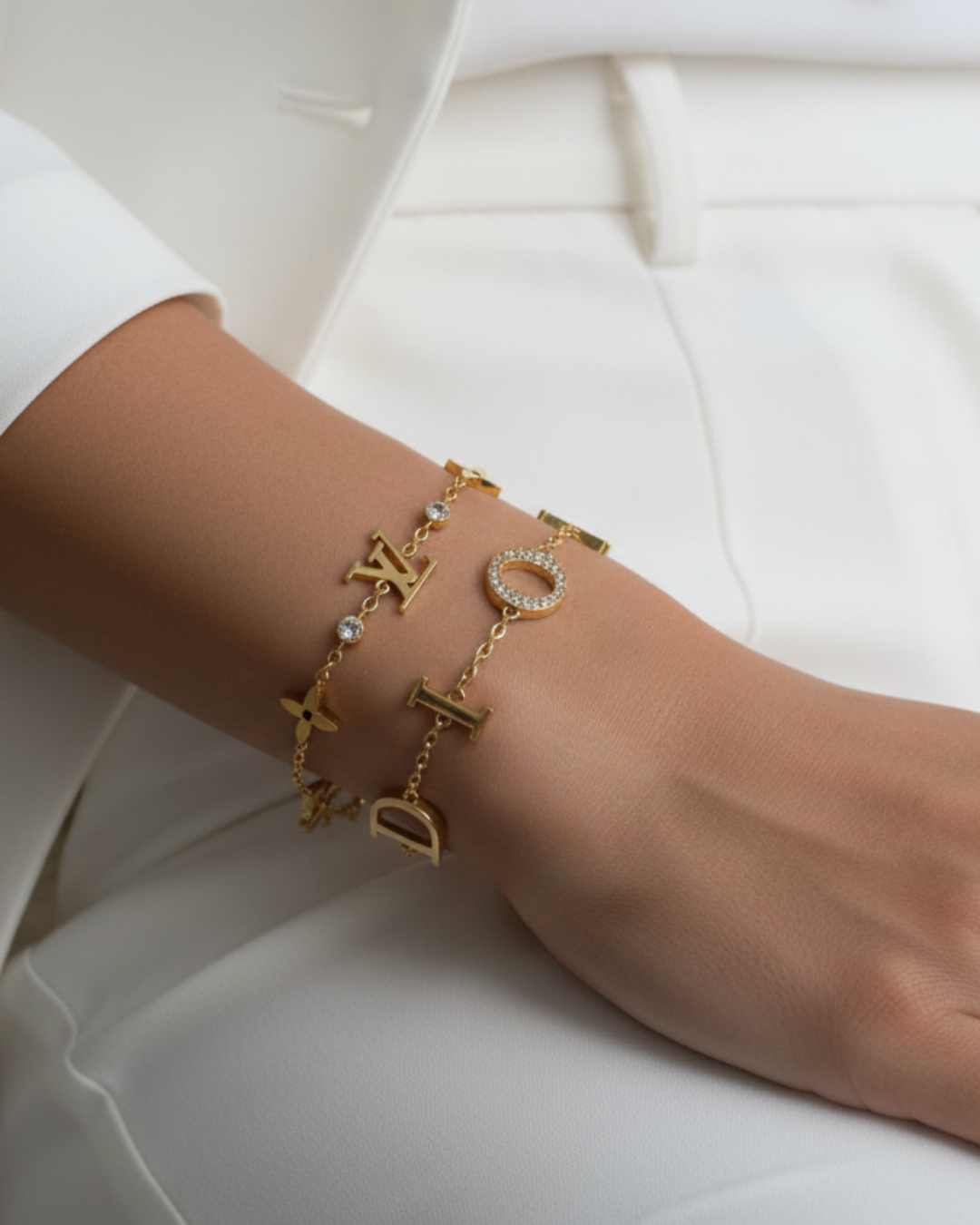 NEW - Diaz Marseilles Bracelet Stack | 18K Gold Plated | Pre Order 28th March