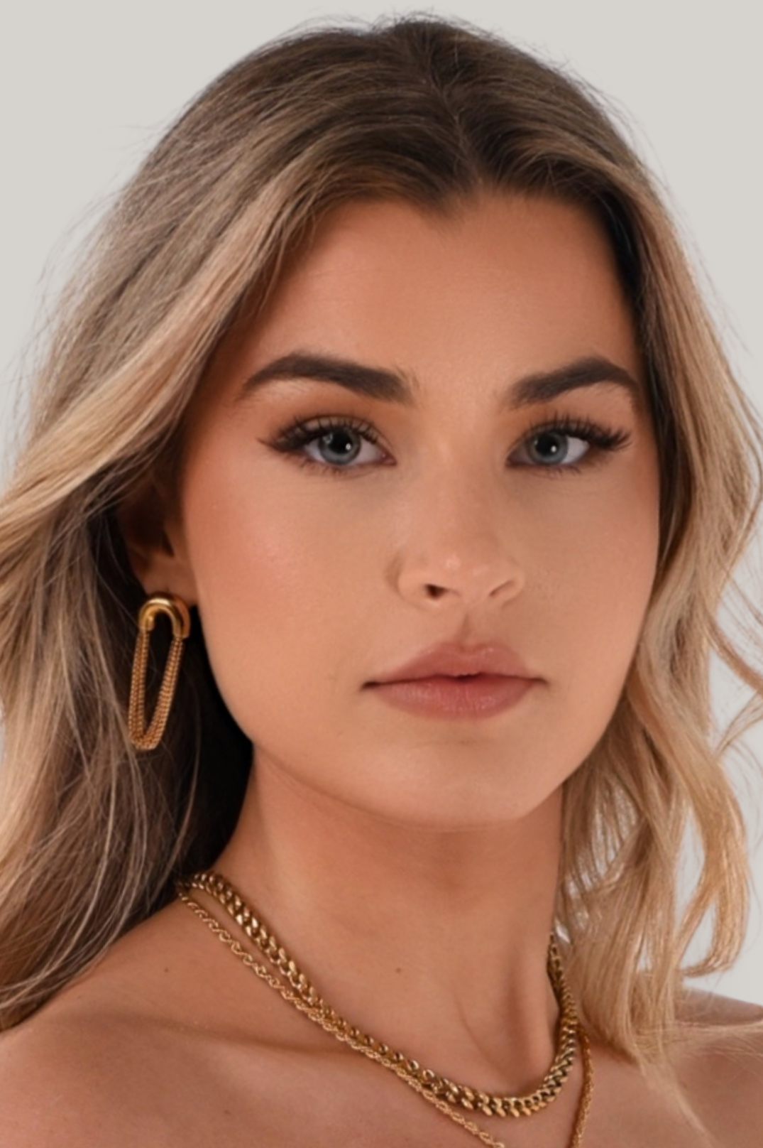 Vervelle Chain Earrings | 18k Gold Plated