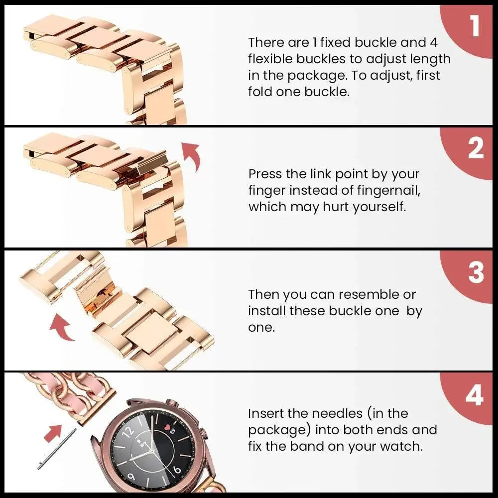 Aria Leather Watch Band For Samsung | 5 Colours
