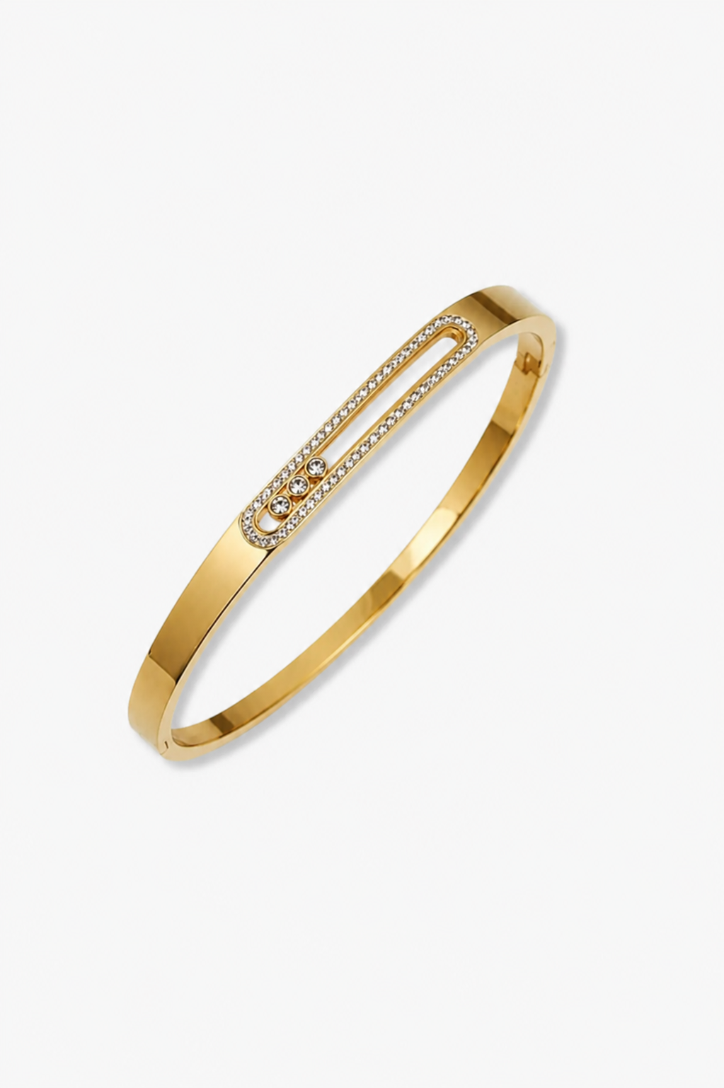 NEW - Selene Floating  Bangle | 18K Gold Plated